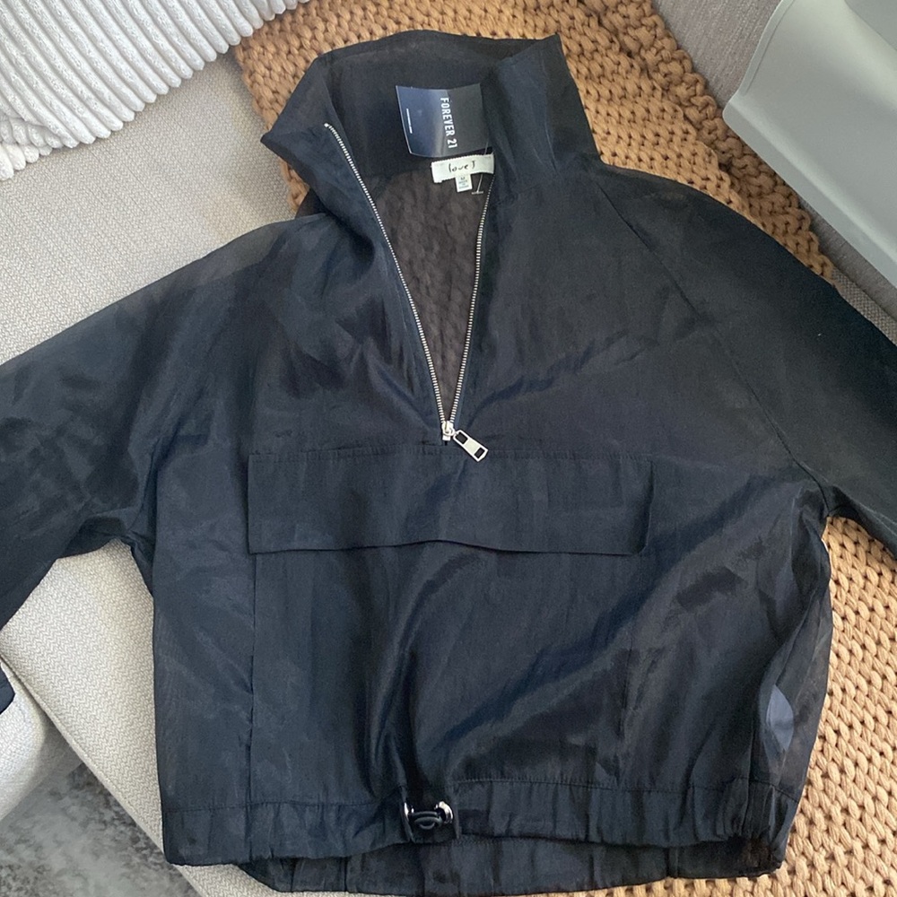 Half Zip Cropped Pullover